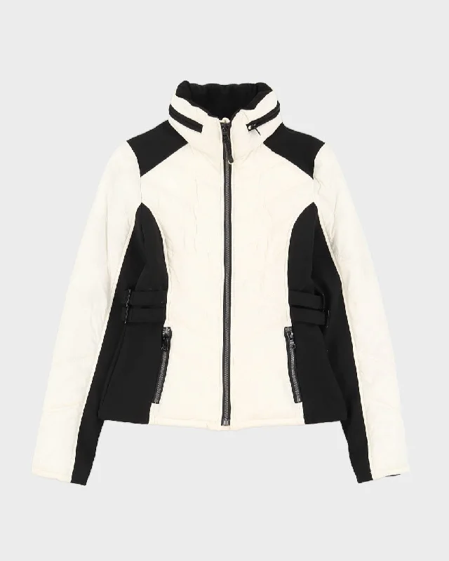 Guess White Quilted Jacket - XS