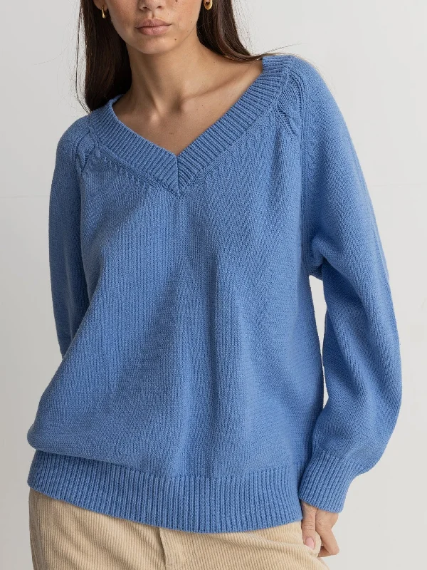 Moonstone V-Neck Sweater