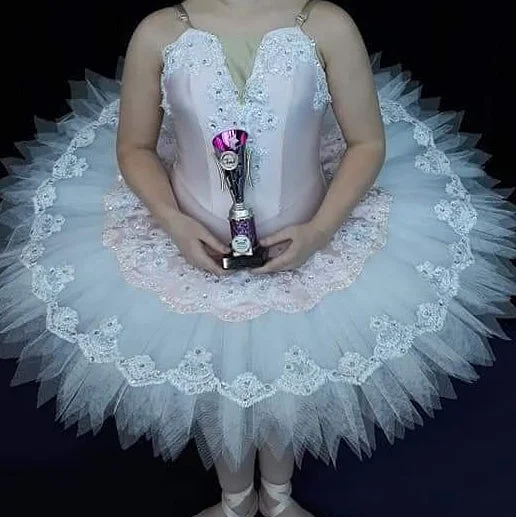 #TT2222 PEACHES PERFORMANCE PANCAKE TUTU