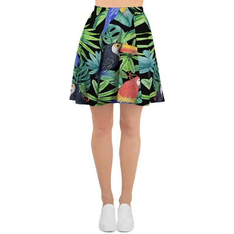 Tropical Bird Hawaiian Print Women's Skirt