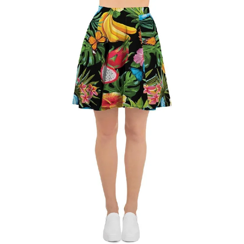 Tropical Fruit Hawaiian Print Women's Skirt