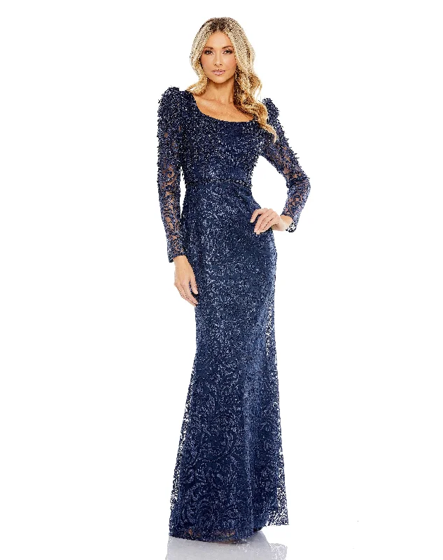 Mac Duggal 11187 Long Sleeve Formal Dress