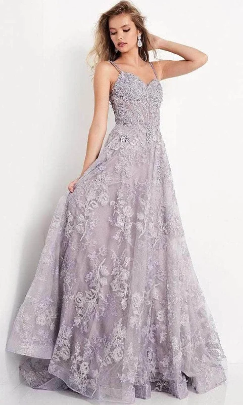 JVN by Jovani - Sweetheart Floral Lace Prom Gown JVN06474SC