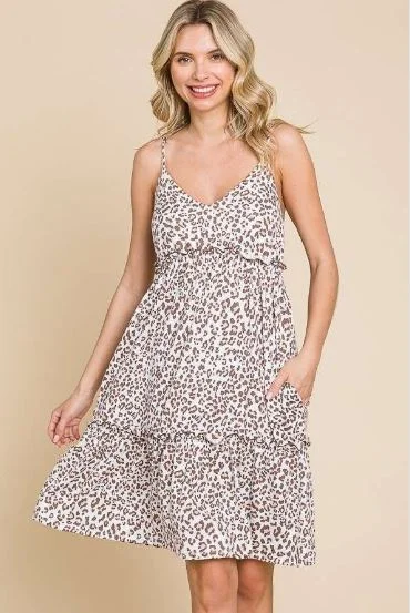 Cami Leopard Print Dress