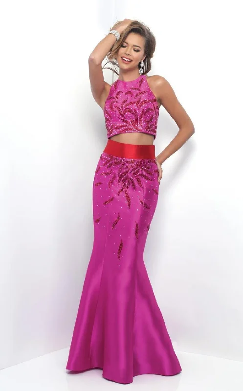 Blush by Alexia Designs - 11319SC Two Piece Mikado Mermaid Gown