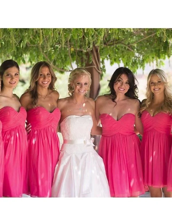 Cute Bridesmaid Dress,Simple Bridesmaid Dress , A-line Bridesmaid dress ,PD98