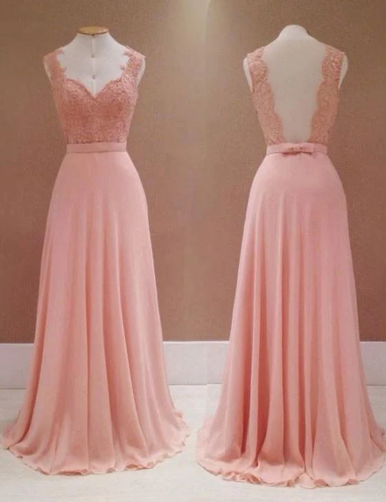 Fashion Bridesmaid Dress,Appliques Bridesmaid Dress,Charming Bridesmaid Dress,Backless Bridesmaid Dress,Sweetheart Bridesmaid Dress, PD42