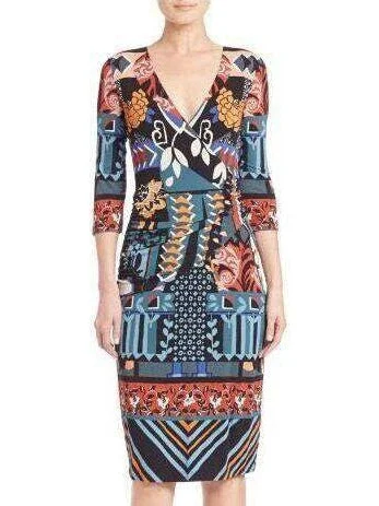 Matisse Surplice Jersey Silk Dress