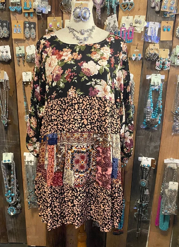 Plus Floral Dress