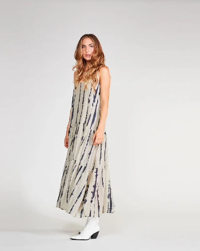 Cotton Silk Printed Tank Dress