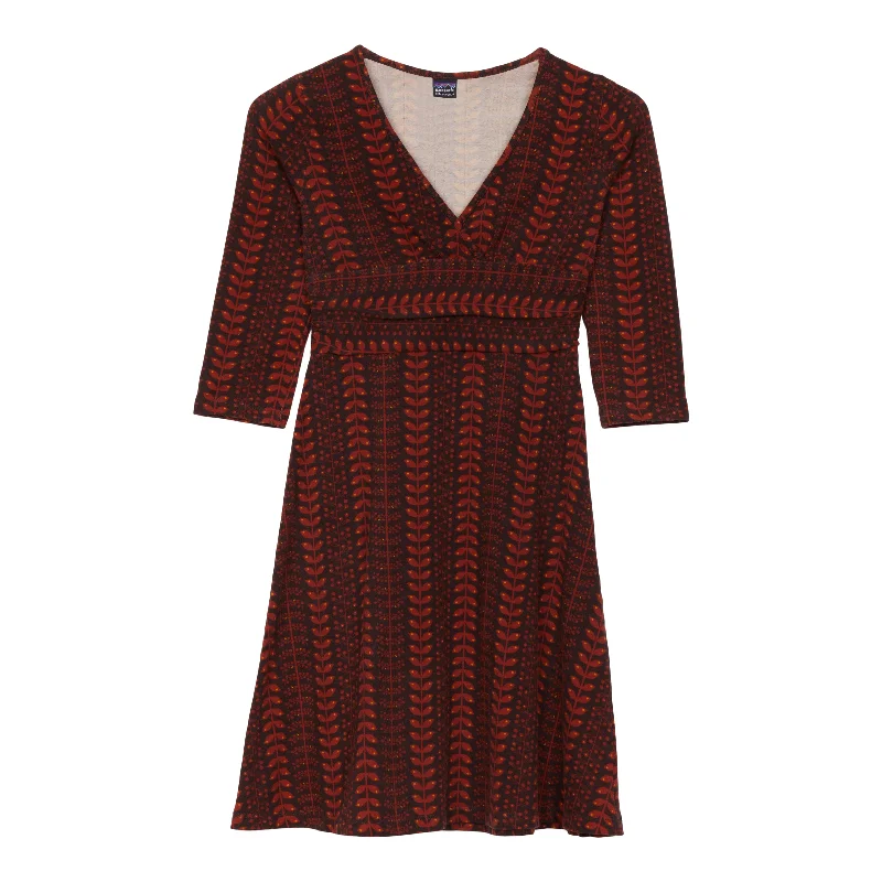 W's Long-Sleeved Margot Dress Stylish Maxi Skirt
