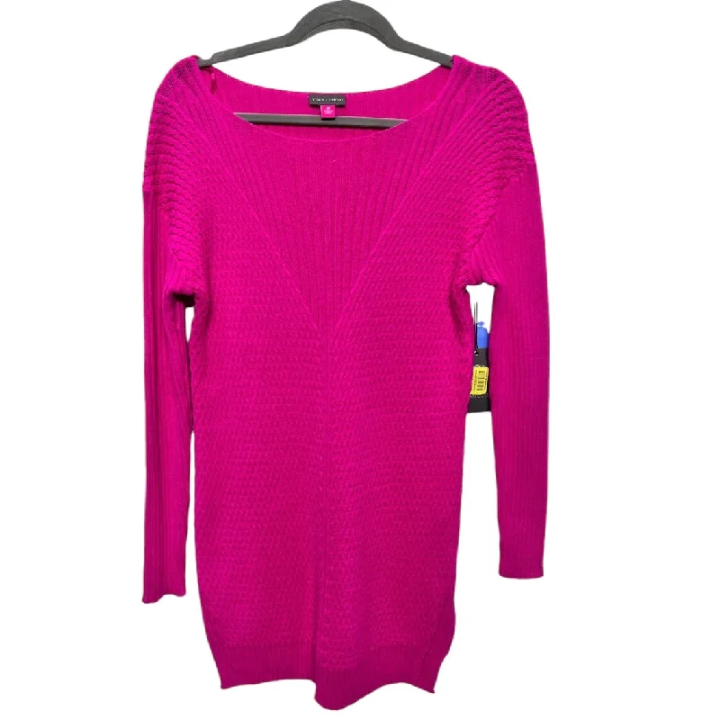 Dress Sweater By Vince Camuto In Pink, Size: Xs