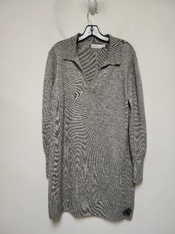 Dress Sweater By Vineyard Vines In Grey, Size: M