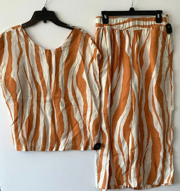 Pants Set 2pc By Rachel Zoe In Orange, Size: M