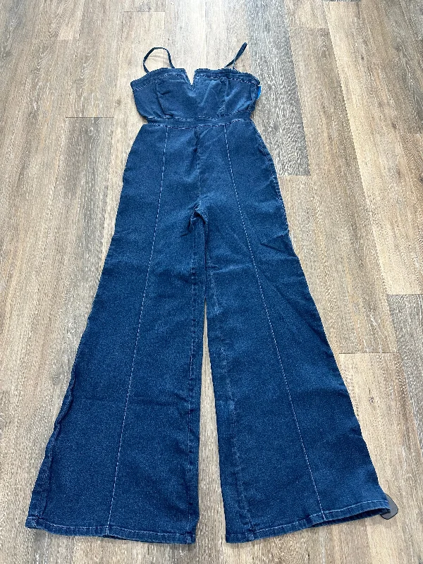 Blue Denim Jumpsuit Flying Tomato, Size L