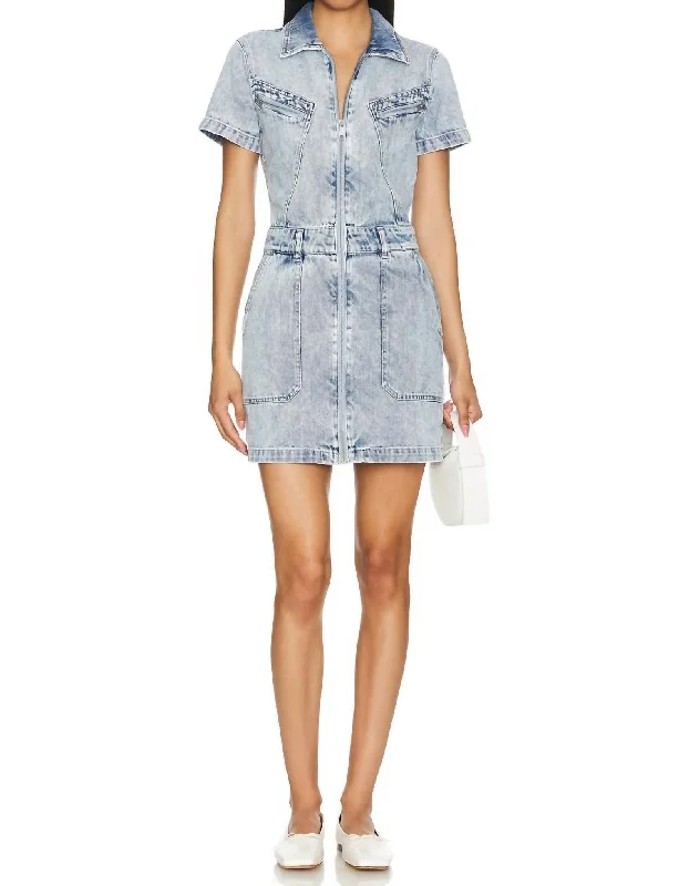 Brix Denim Dress In Meridien