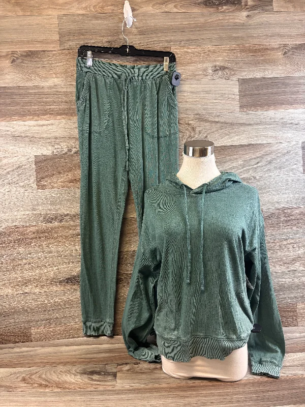 Pants Set 2pc By Cmf In Green, Size: Xs