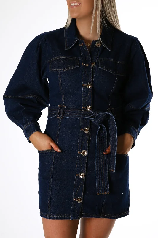 The After Dark Dress Denim